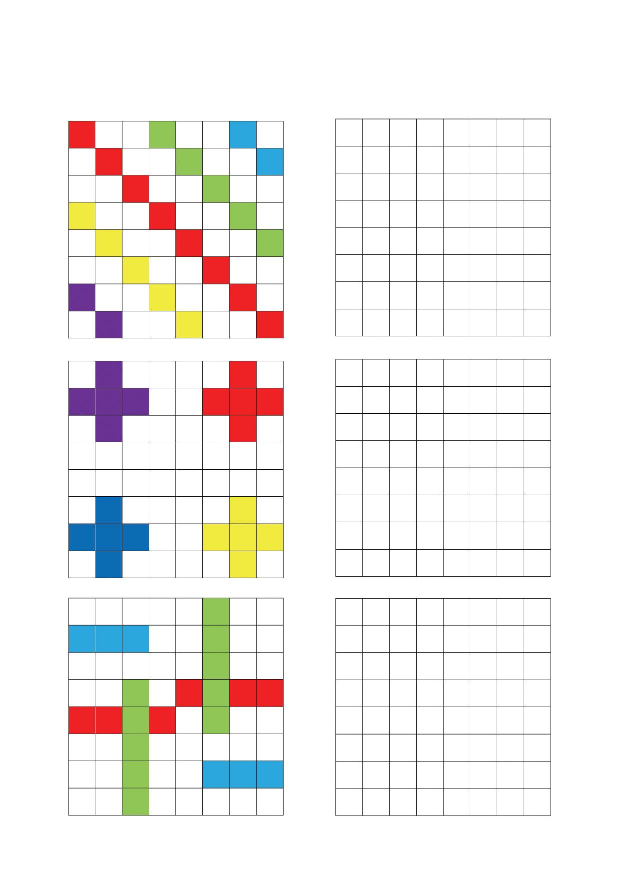 图片[1]-8×8单元格填色，12页PDF-淘学学资料库