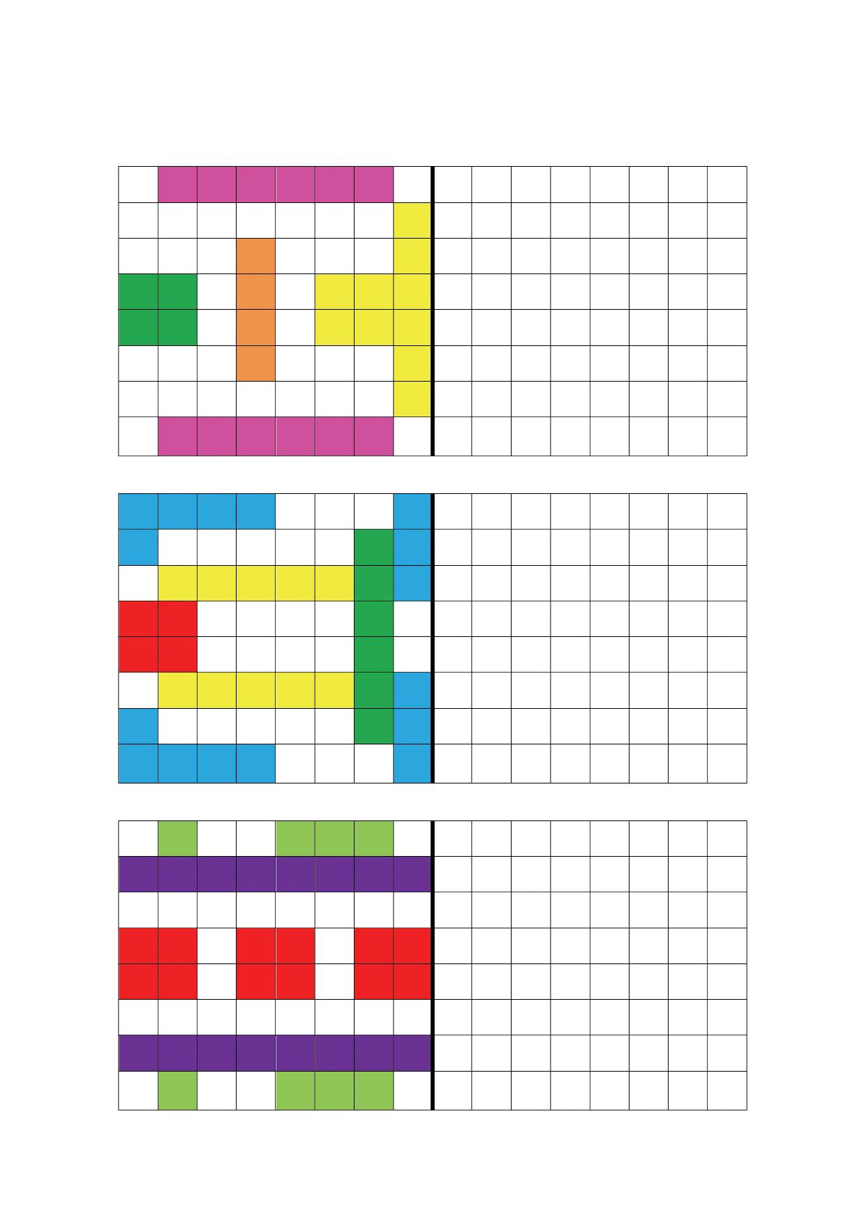 图片[3]-8×8单元格填色，12页PDF-淘学学资料库