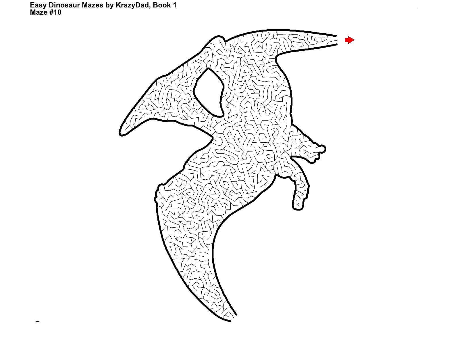 图片[2]-Easy to Challenging Dinosaur Mazes (Ages 6-12)，600页PDF-淘学学资料库