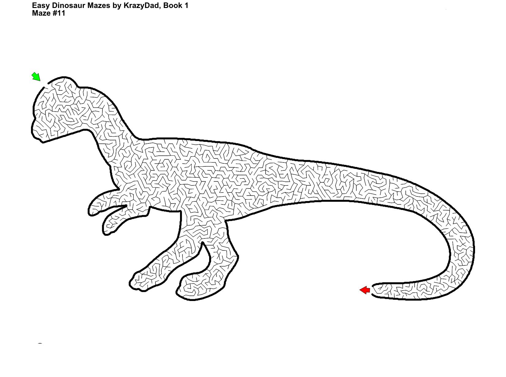 图片[3]-Easy to Challenging Dinosaur Mazes (Ages 6-12)，600页PDF-淘学学资料库