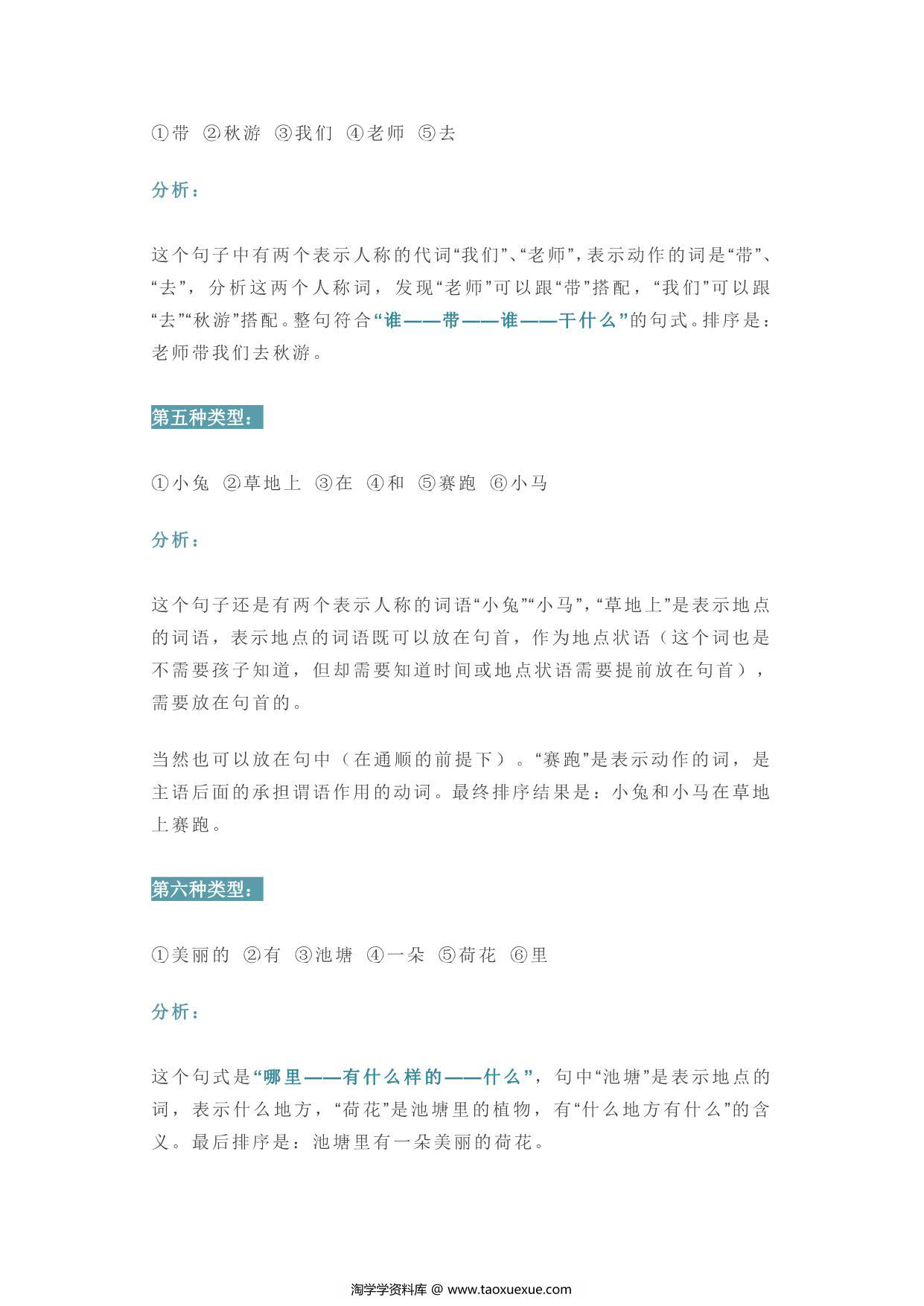 图片[3]-“连词成句”小妙招，一看就会，一做就对！，7页PDF可打印-淘学学资料库
