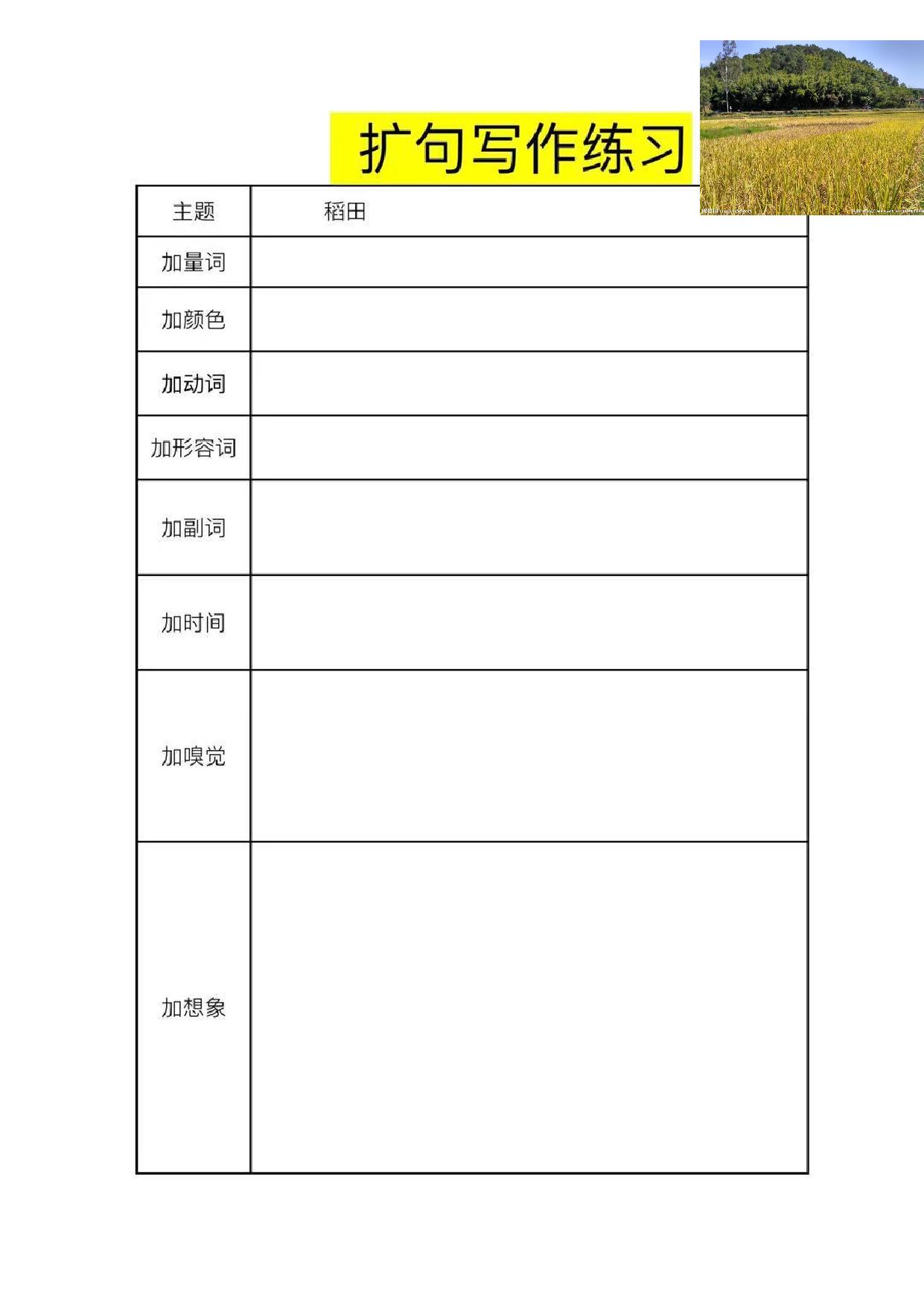 图片[2]-一年级下册语文扩句看图写话练习题21套 22页PDF-淘学学资料库