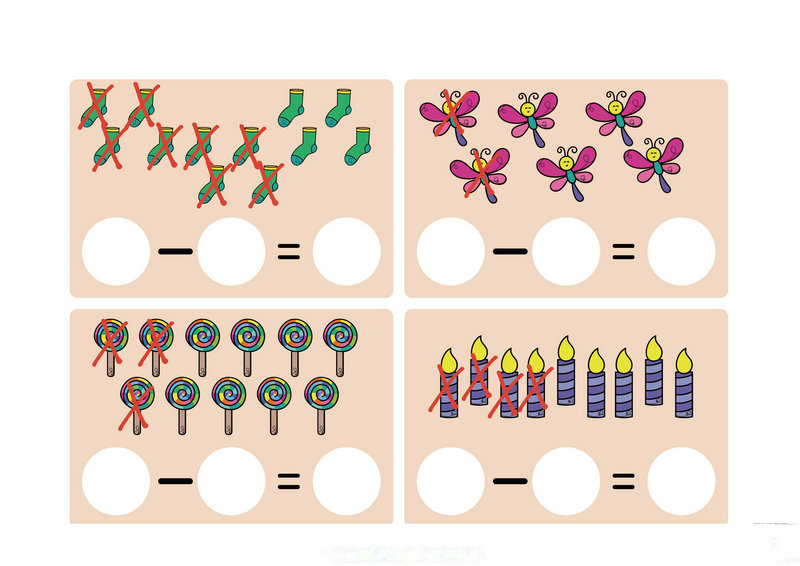 图片[3]-减法练习卡-淘学学资料库