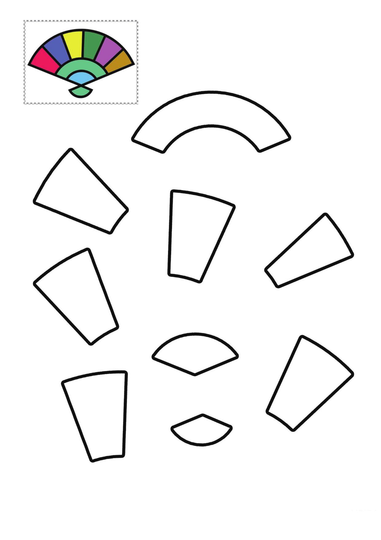 图片[2]-剪切拼贴并给图画填上颜色，11页PDF-淘学学资料库