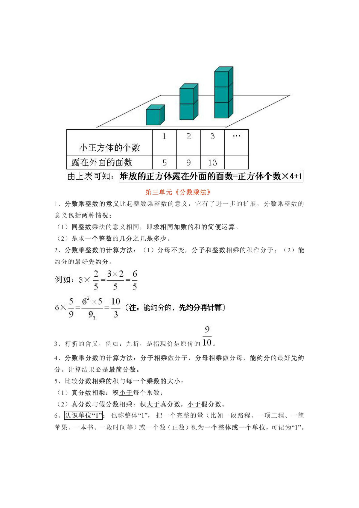 图片[3]-北师大版小学五年级数学下册全册知识点归纳-淘学学资料库