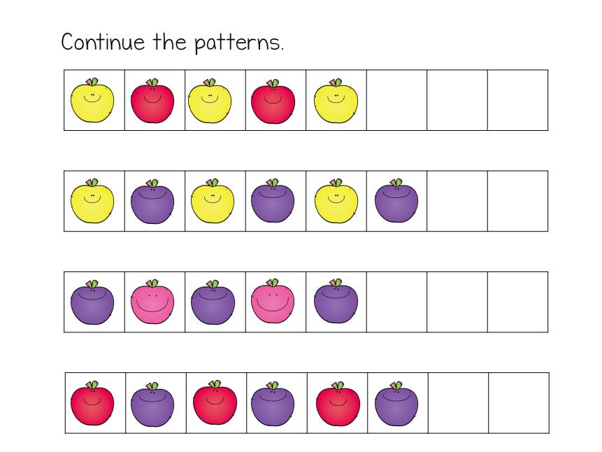 图片[2]-幼儿1-10数感培养，水果卡通PDF可打印-淘学学资料库