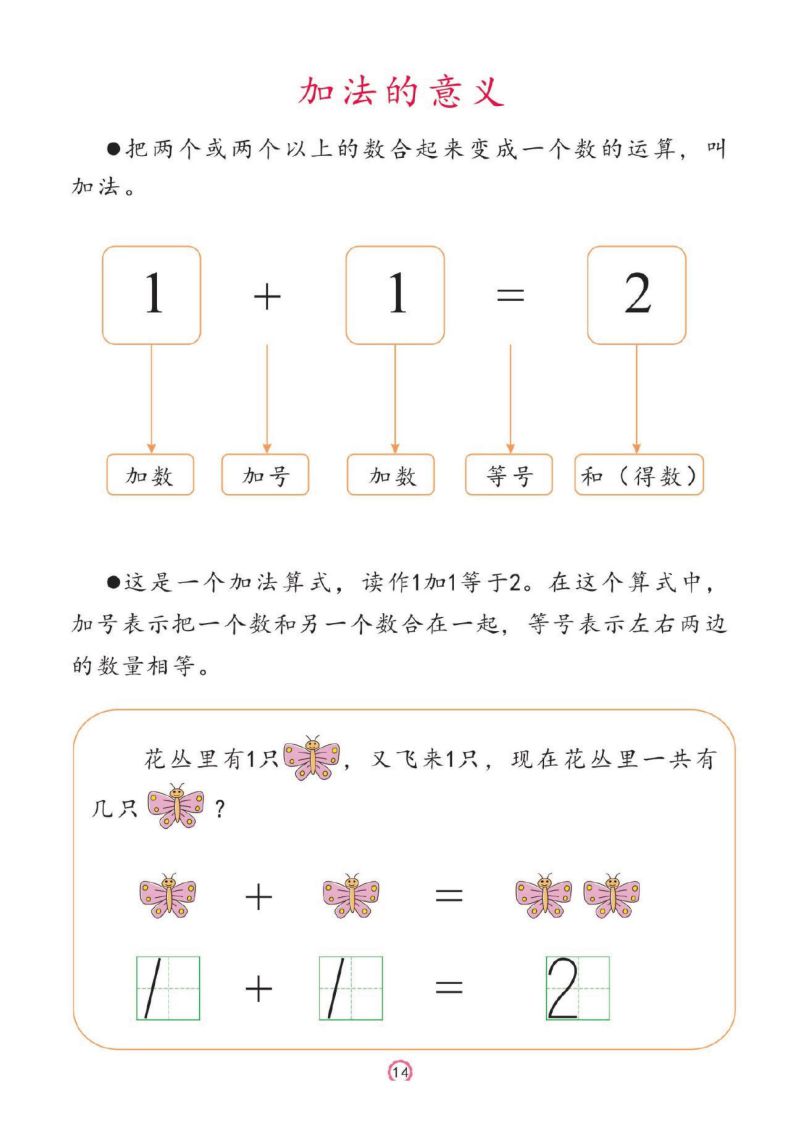 图片[2]-幼儿彩色描红：10以内的加减法，PDF可打印-淘学学资料库