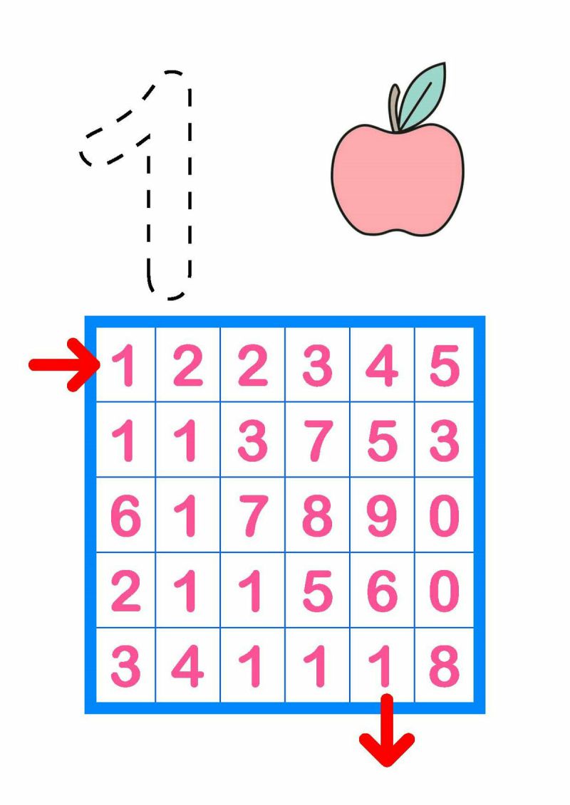 图片[1]-幼儿数字启蒙，1-10数字思维训练，PDF可打印-淘学学资料库