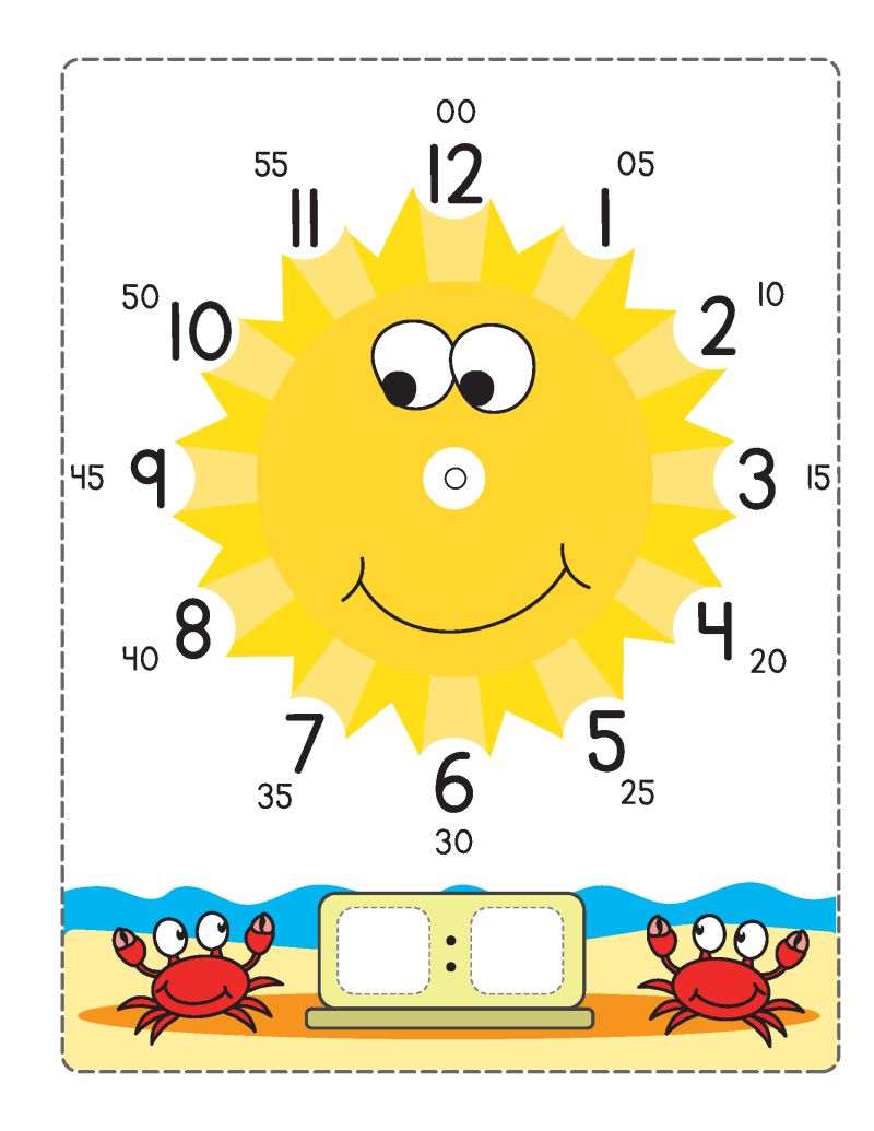 图片[3]-幼小衔接必要知识点——认识时钟，学习时间，素材可打印-淘学学资料库