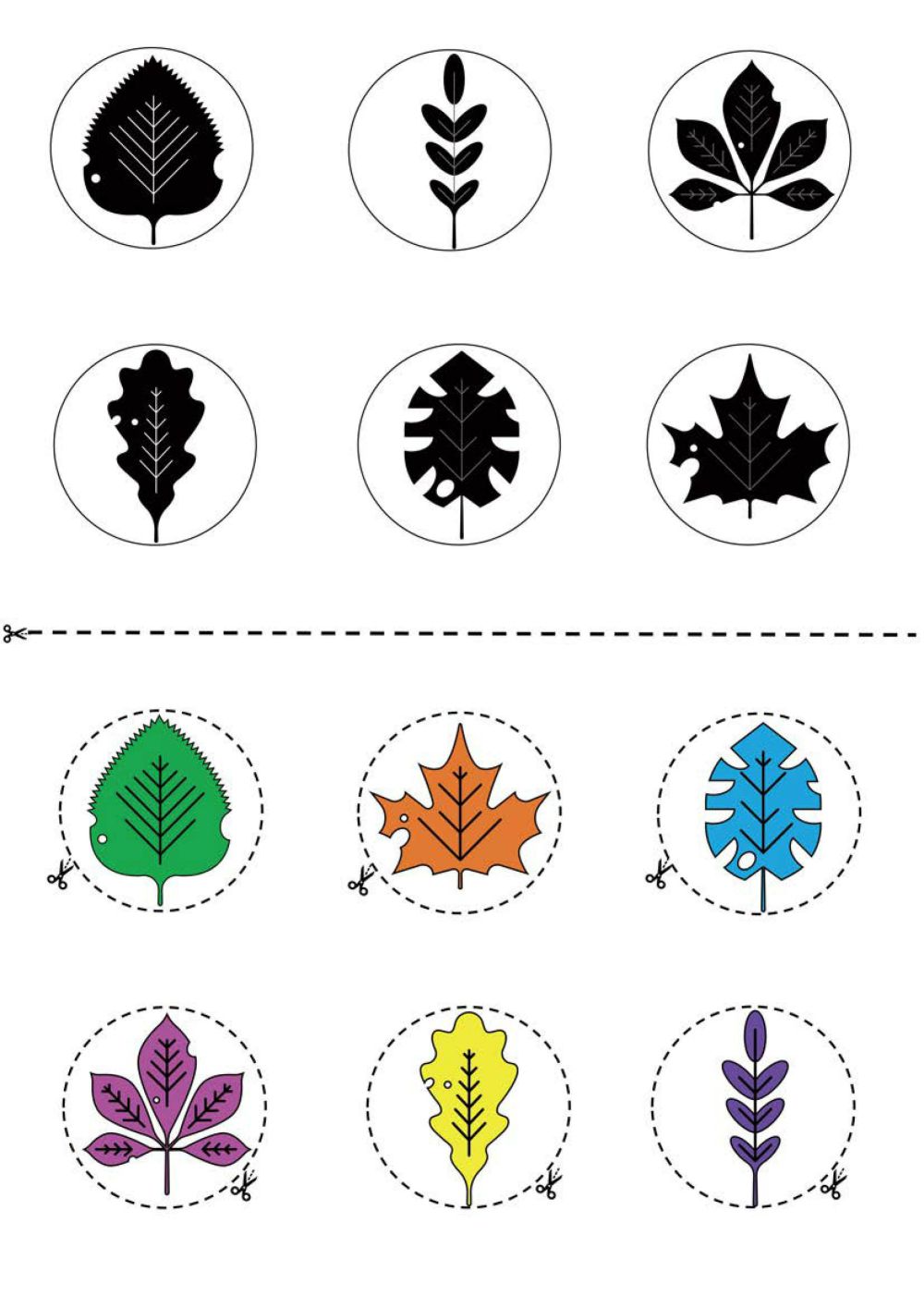 图片[2]-按照剪影的轮廓拼贴图画-淘学学资料库