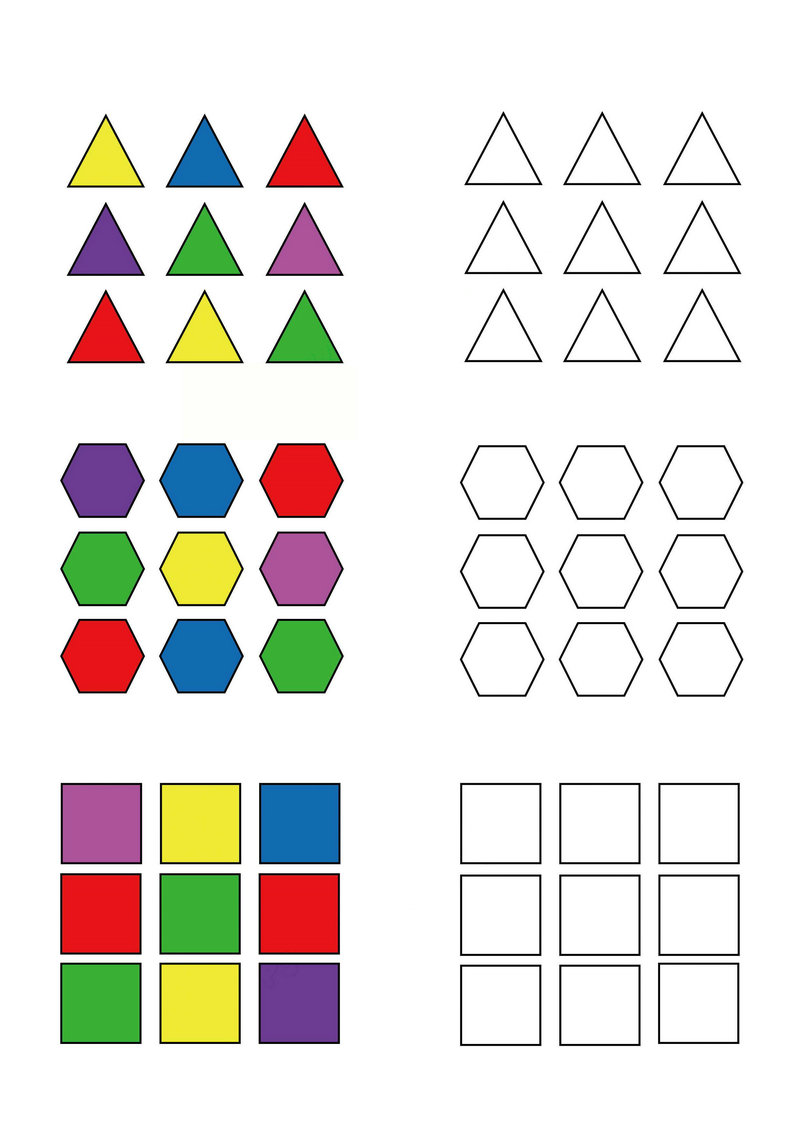 图片[3]-按照示范给图画填上颜色-淘学学资料库