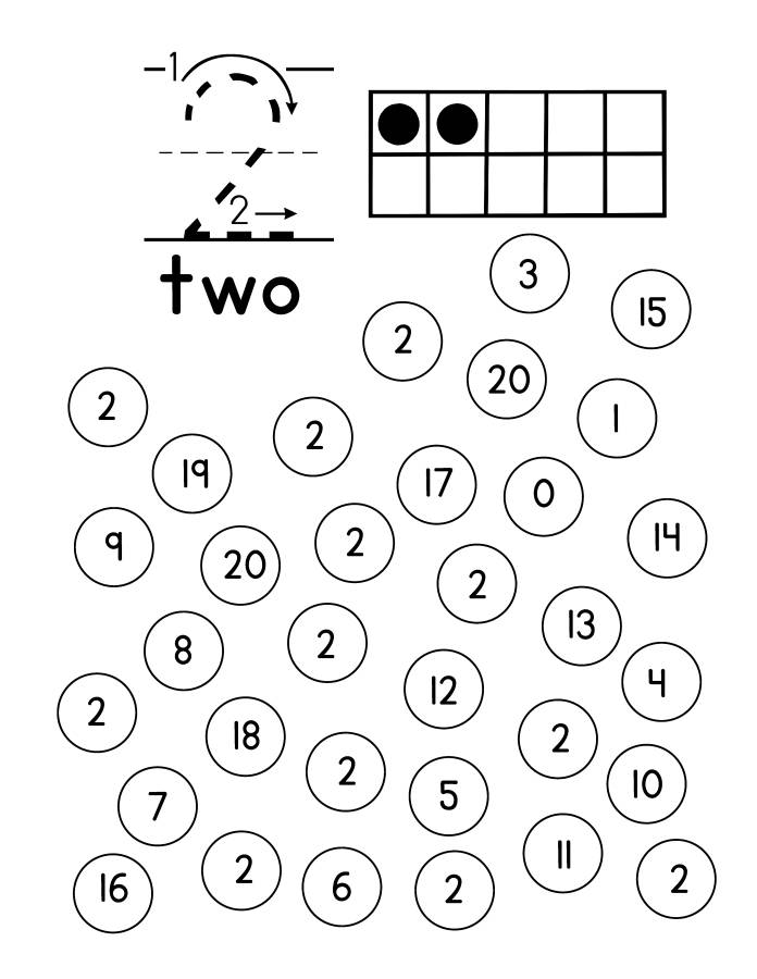 图片[2]-数字书写+找数字，样式一，幼儿数感培养训练电子版PDF打印，百度网盘下载-淘学学资料库