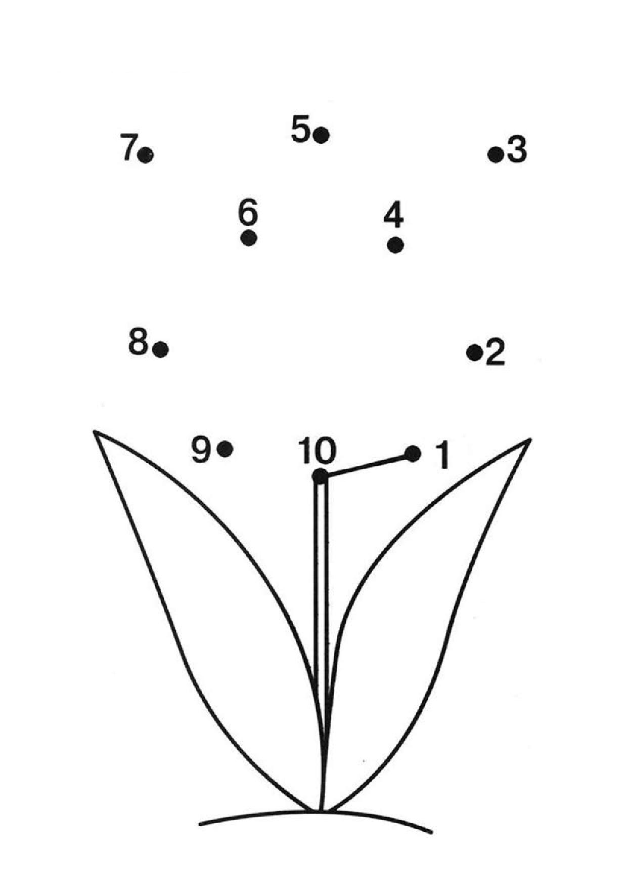 图片[5]-数字连线1-10，15页PDF-淘学学资料库