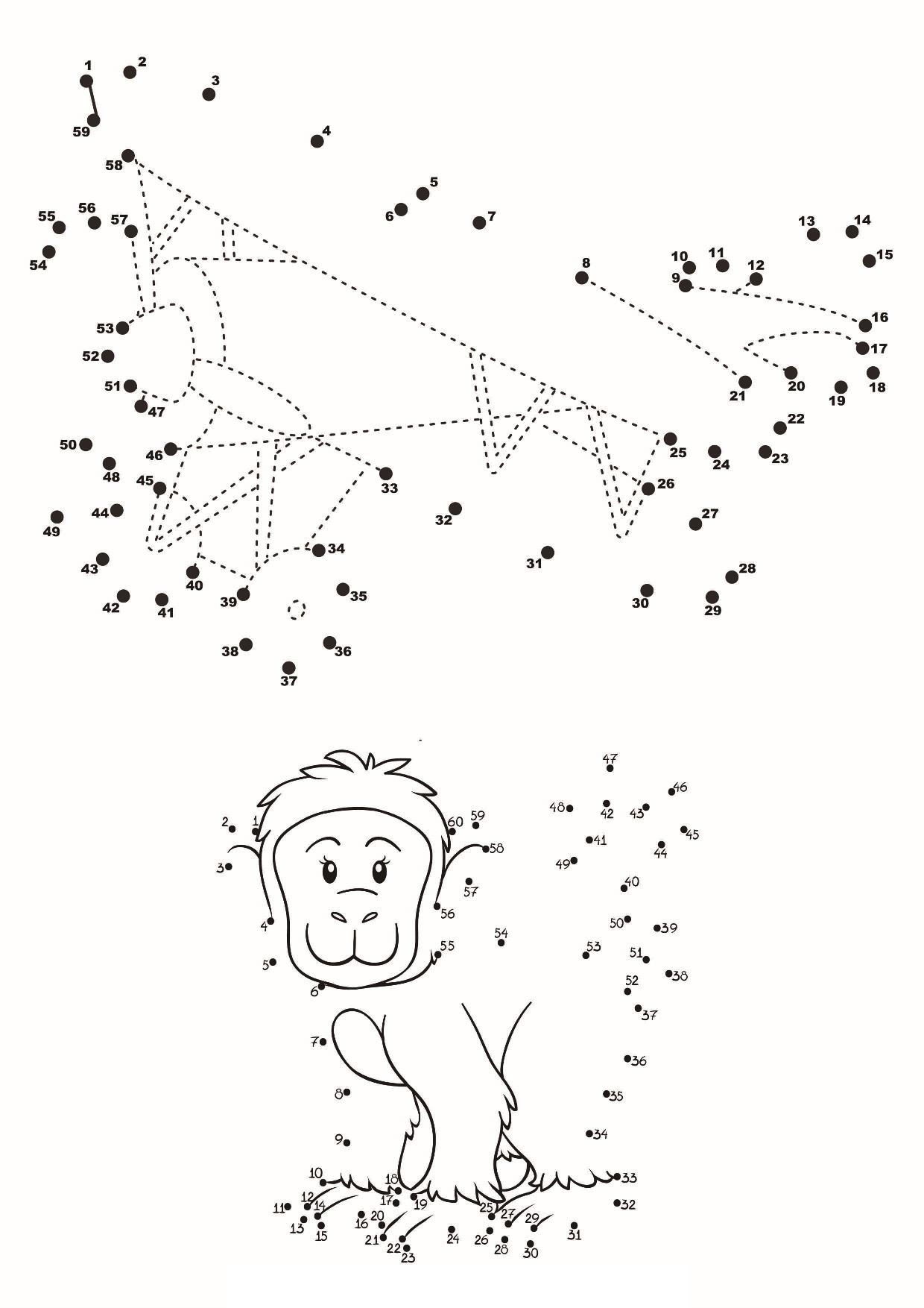 图片[3]-数字连线填色，12页PDF-淘学学资料库