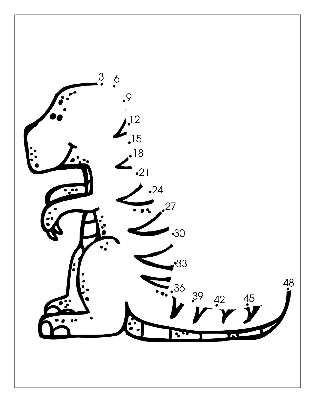 图片[1]-数字连线，8页PDF-淘学学资料库