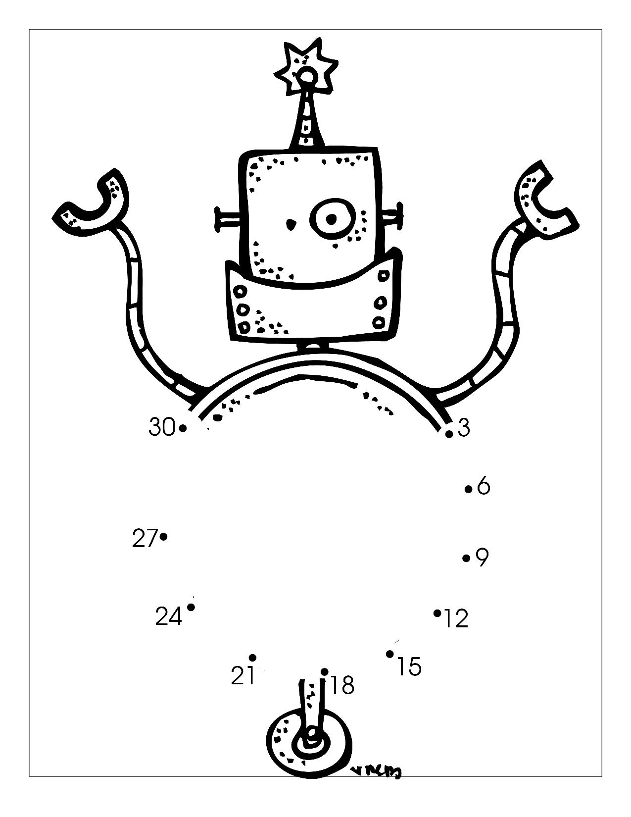 图片[2]-数字连线，8页PDF-淘学学资料库