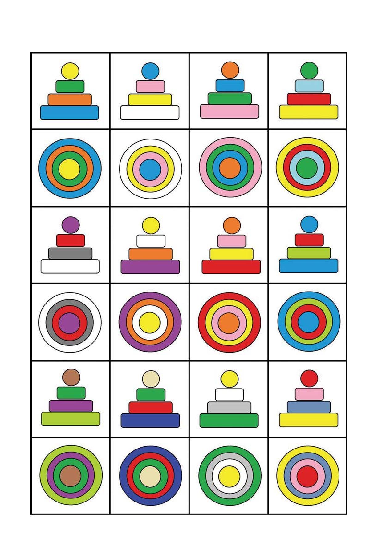 图片[2]-查找同一积木的正视图和俯视图，2页PDF-淘学学资料库