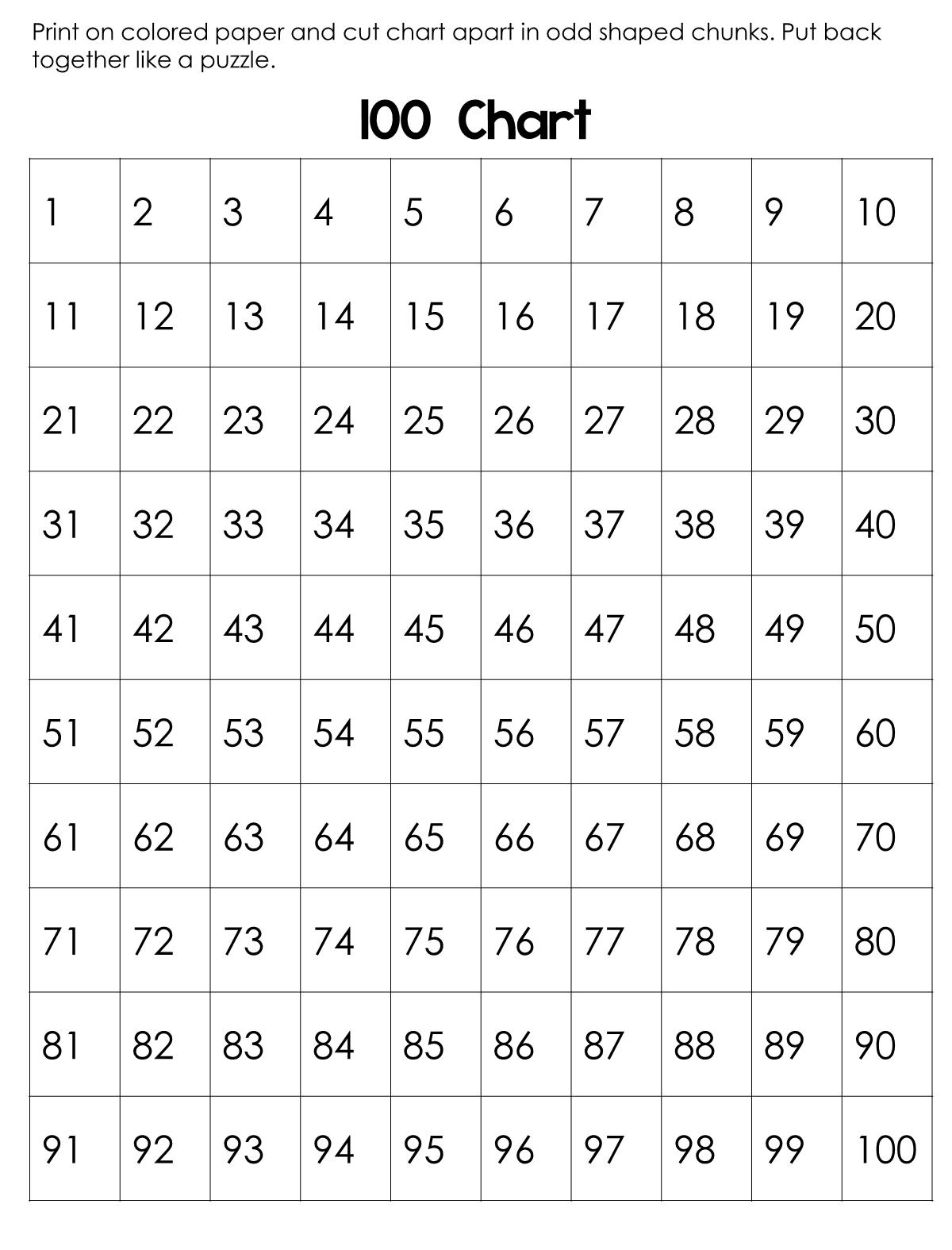 图片[1]-神奇数字窗Count to 100，16页PDF-淘学学资料库