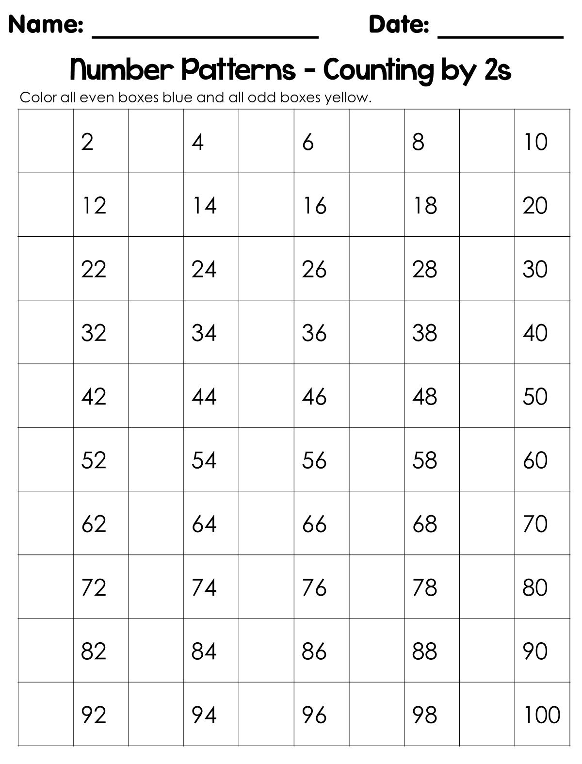 图片[2]-神奇数字窗Count to 100，16页PDF-淘学学资料库