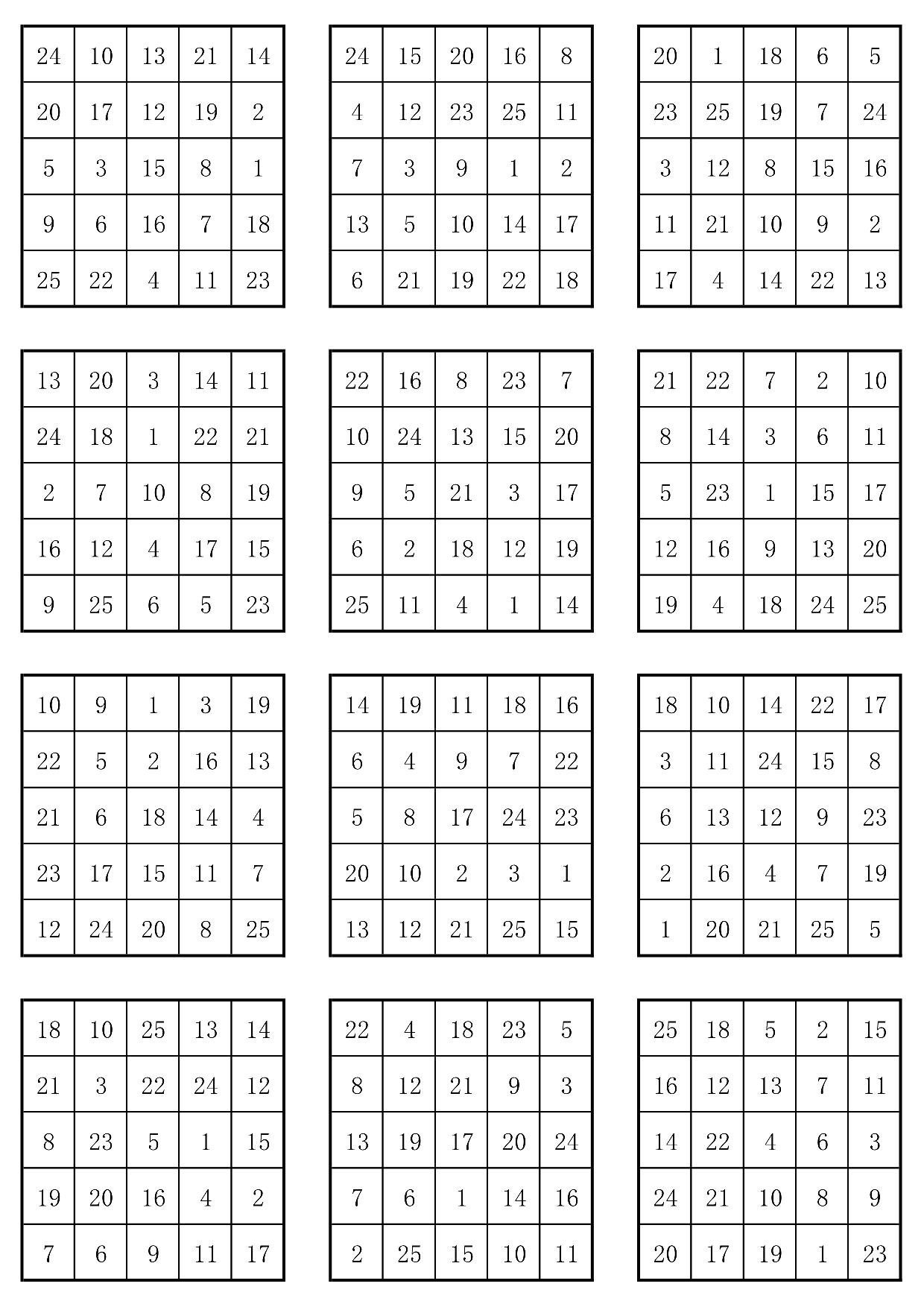 图片[4]-舒尔特方格 3阶-10阶合集（92页），PDF电子版可打印-淘学学资料库